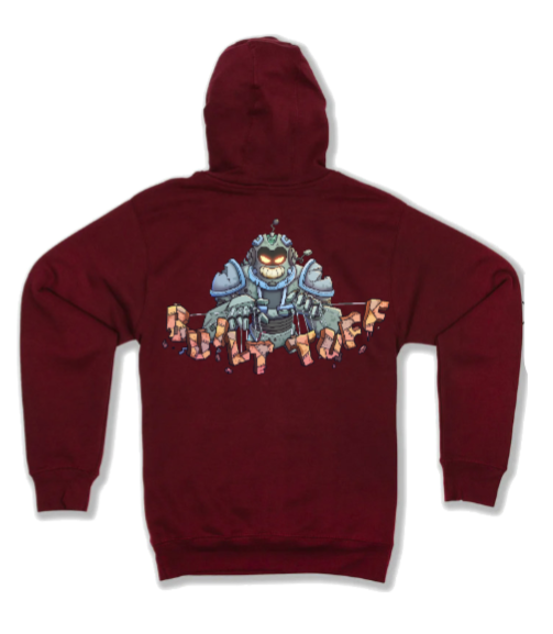 Burgundy Robot Sweat Suit