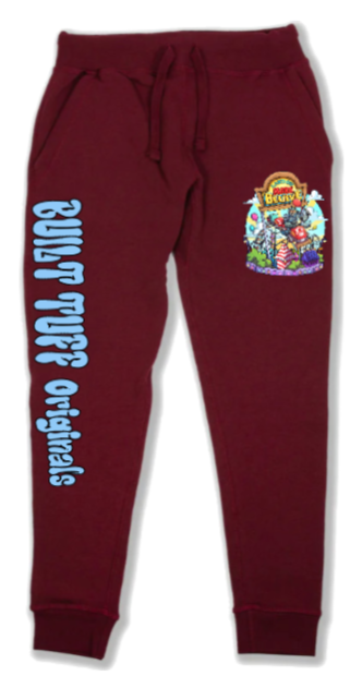 Burgundy LOMB Joggers
