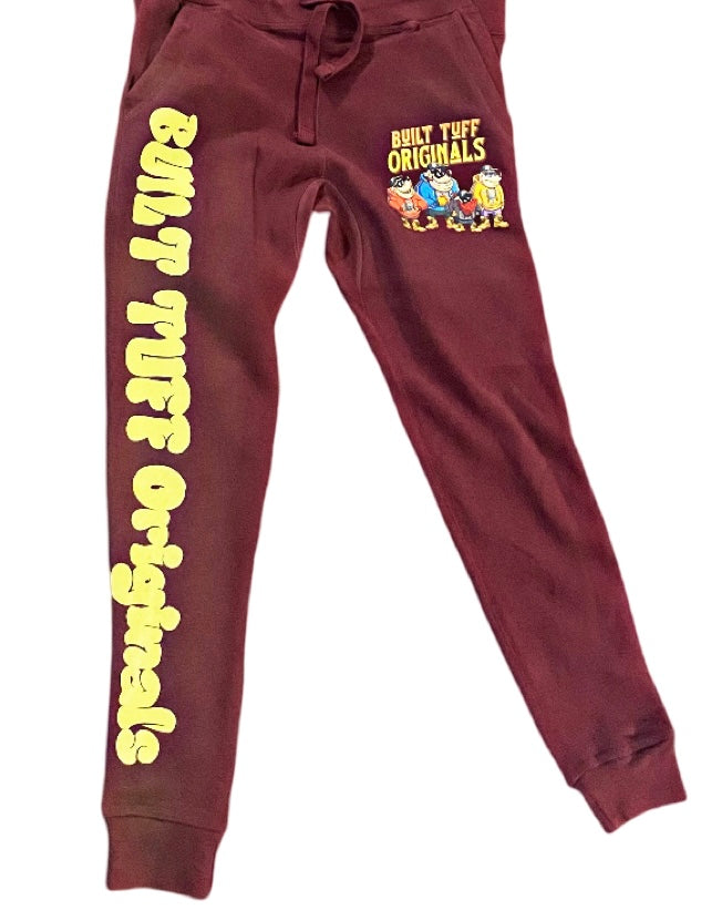 Burgundy Goonz Sweat Suit