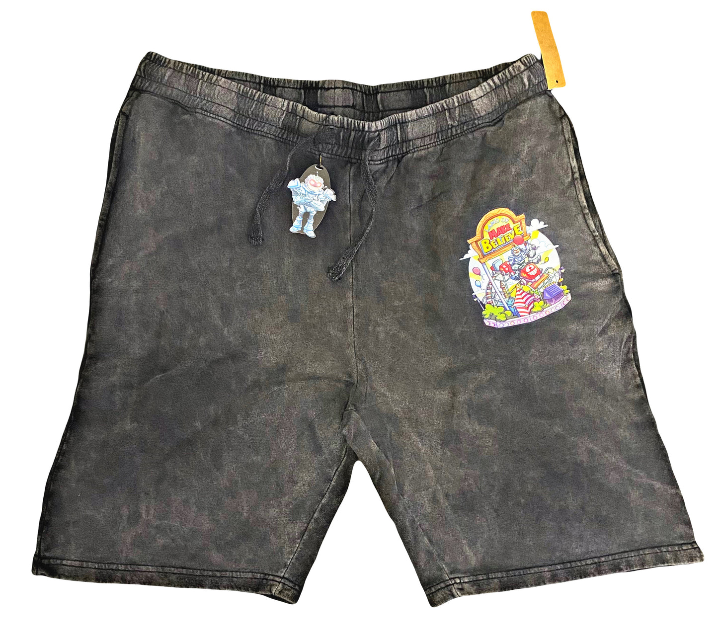 Vintage Black Land Of Make Believe Shorts