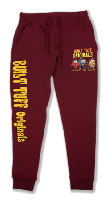 Burgundy Goonz Joggers