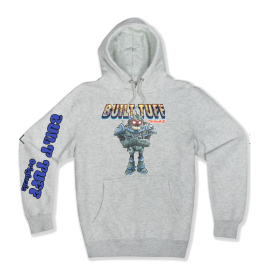 Grey Robot Hoodie